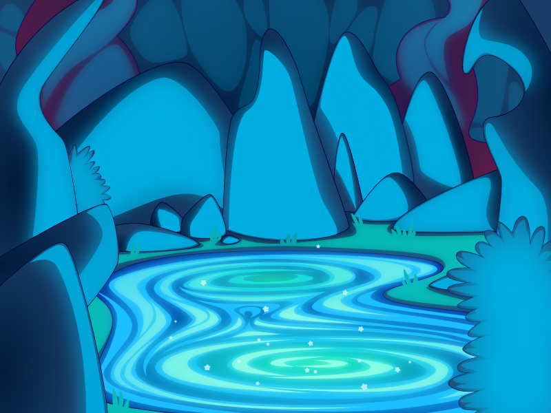 A Glowing Pool