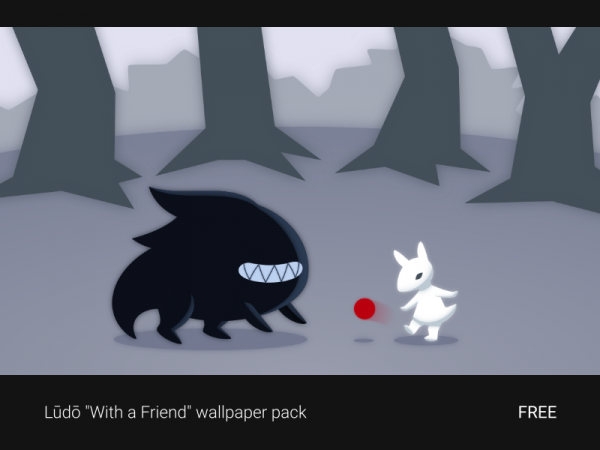 Lūdō "With a Friend" wallpaper pack