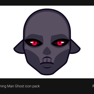 Running Man Ghost icon pack