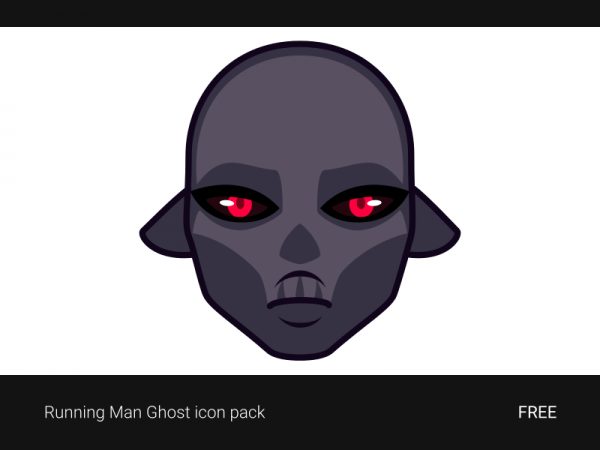 Running Man Ghost icon pack