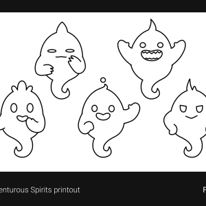 Adventurous Spirits printout