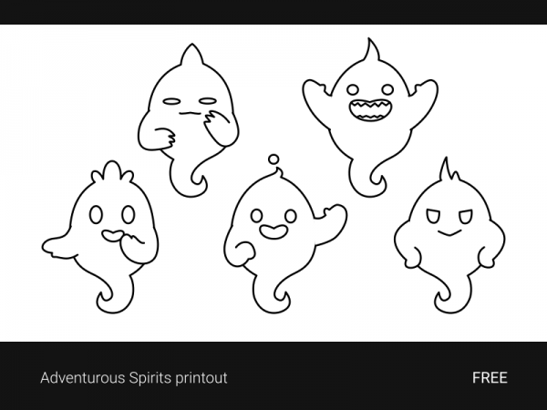 Adventurous Spirits printout