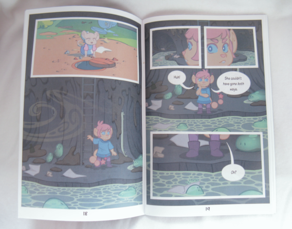 Bottle World: The Key Suspect comic book (interior).