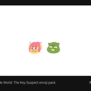 Bottle World: The Key Suspect emoji pack
